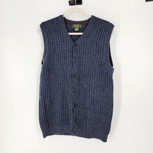 Men's Eddie Bauer Cardigan Sweater Vest 